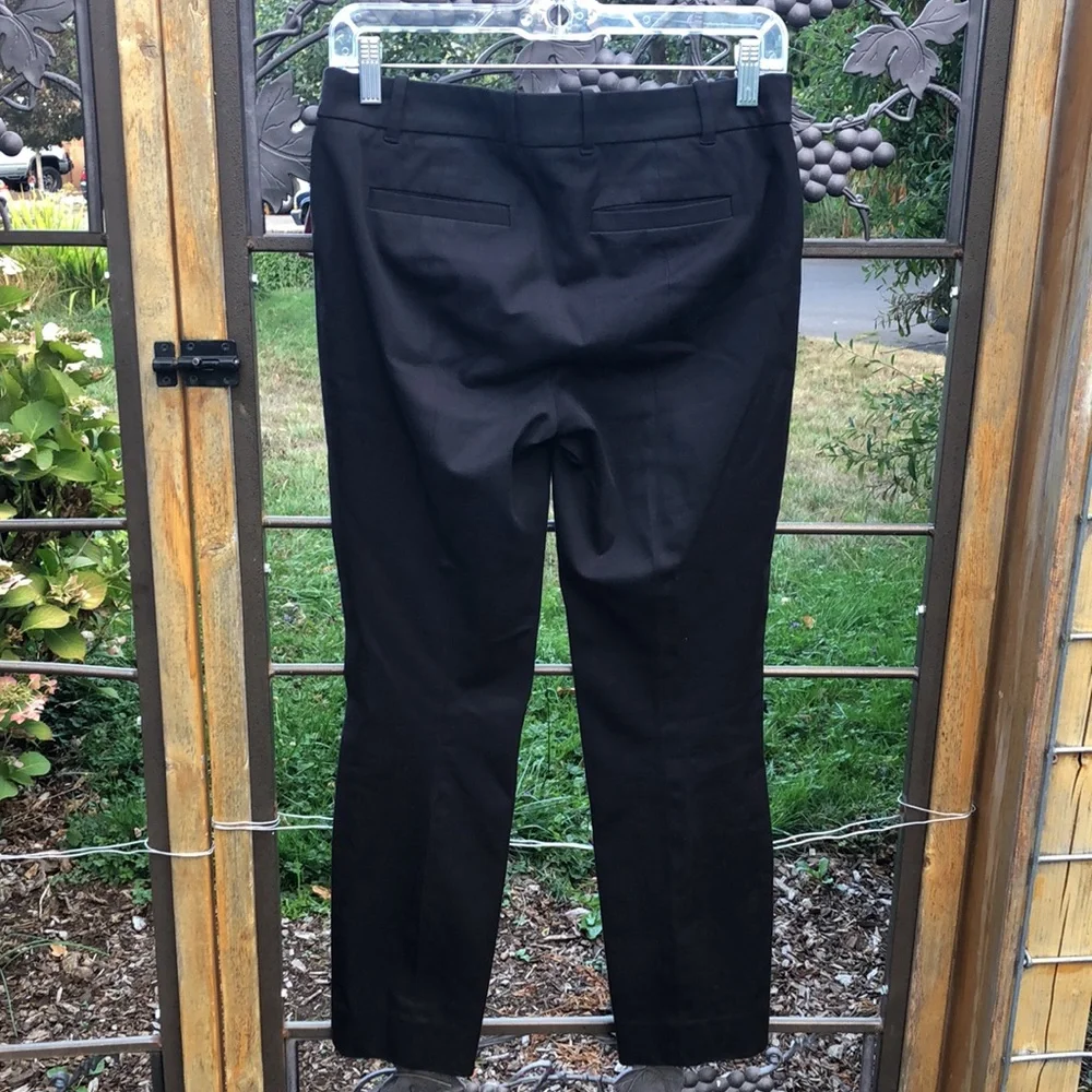 J. Crew black cotton blend dress pants size 2S
